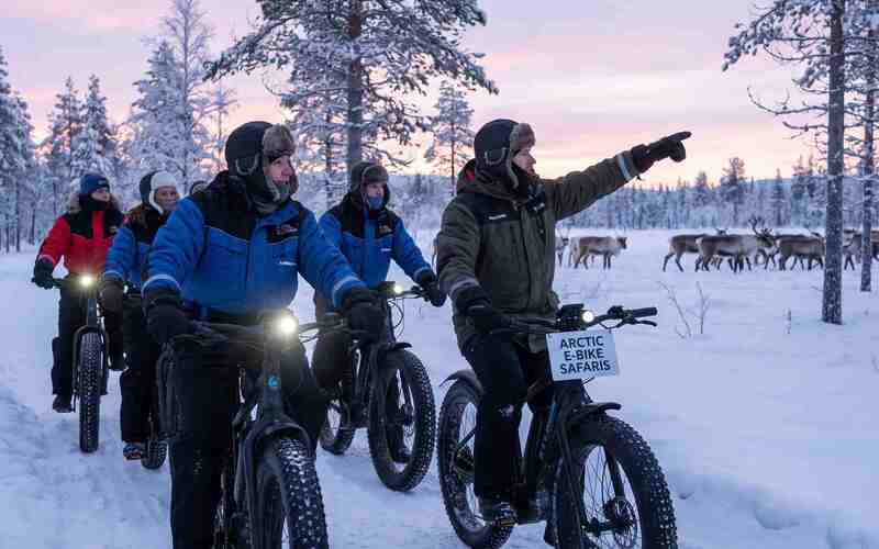 Winter biking experience with e-bikes