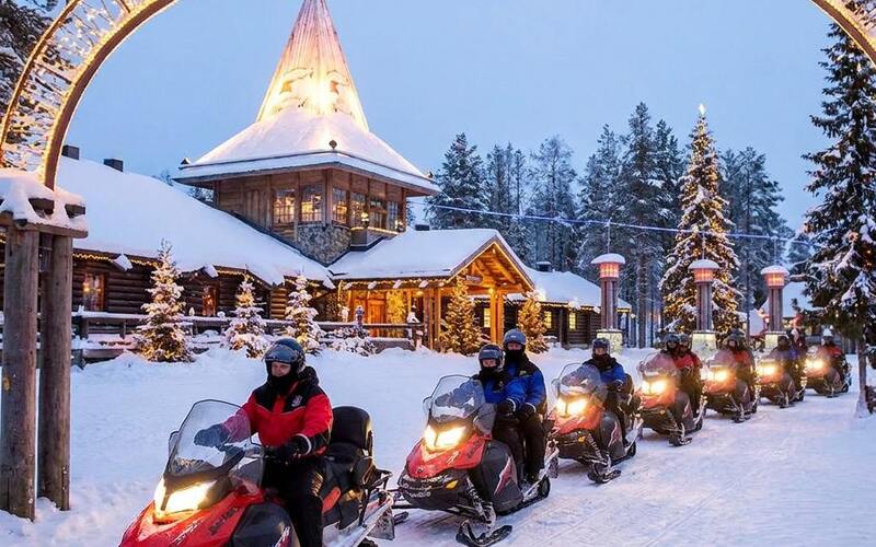 Santa Claus safari (by snowmobile)